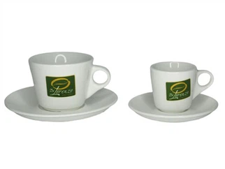 Tassa i plat de cafè de ceràmica